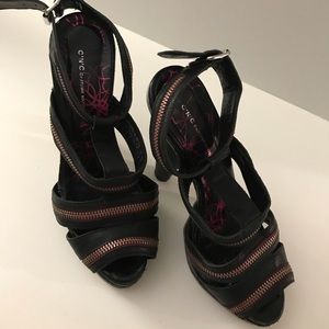 CNC Costume National Leather Pumps